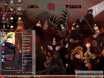 Akatsuki Theme For XP screenshot