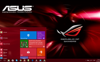 Asus ROG (Republic of Gamers) screenshot