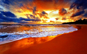 Beach sunset screenshot 3