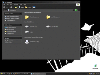 WinXP Classic Black screenshot