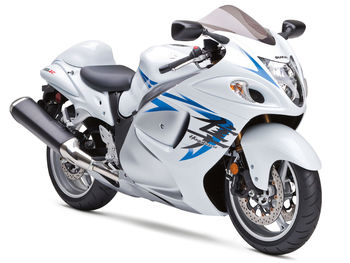 2009 Suzuki Hayabusa GSX 1300 White screenshot