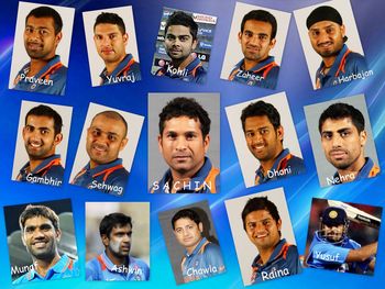 2011 Team India World Cup screenshot