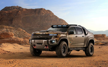 2016 Chevrolet Colorado Zh2 Fuel cell Army truck screenshot