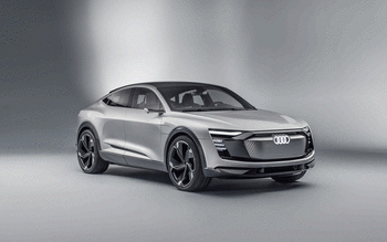 2017 Audi e Tron Sportback Concept Car 4K screenshot