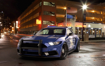 2017 Ford Mustang NotchBack Design Police screenshot