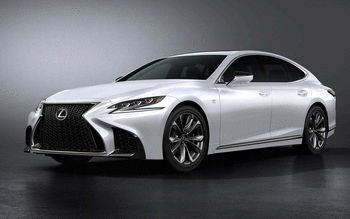 2018 Lexus LS 500 F Sport screenshot