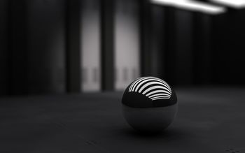 3D Black Ball screenshot