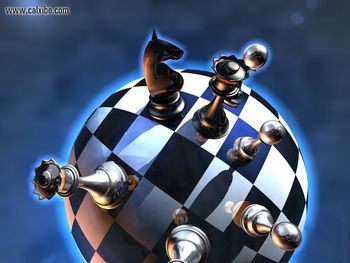 3D Round Chess Board screenshot
