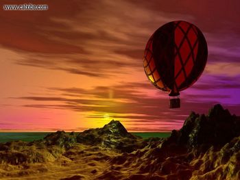 Abstract Hot Air Balloon screenshot