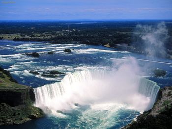 Aerial View Of Niagara Falls, Ontario, Canada screenshot