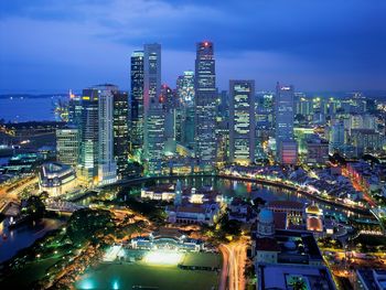 Aerial View Of Singapore screenshot