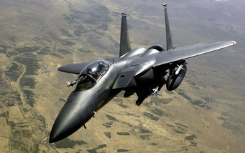 Air Force F 15E Strike Eagle Aircraft screenshot