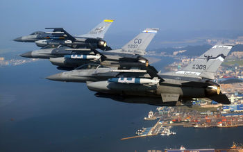 Air National Guard F 16 Fighting Falcons screenshot
