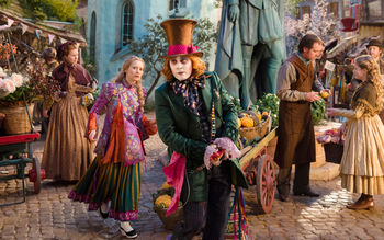 Alice Through the Looking Glass  Mia Wasikowska Johnny Depp screenshot