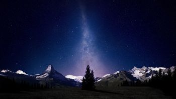 Alpine Night Sky screenshot