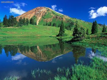 Alpine Pond Gunnison National Forest Colorado screenshot
