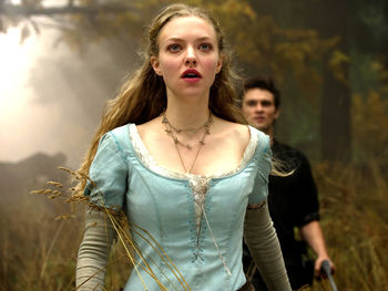 Amanda Seyfried in Red Riding Hood Movie screenshot