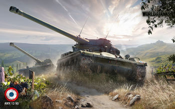 AMX 13 90 World of Tanks screenshot