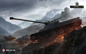 AMX 50 100 World of Tanks screenshot