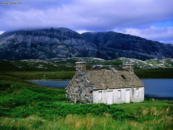 An Abandoned Croft Loch Stack Sutherland The Highlands Scotland screenshot