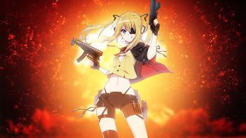 Anime girl Guns 4K screenshot