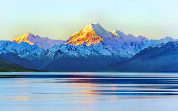 Aoraki Mount Cook New Zealand 5K screenshot