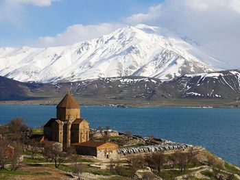 Armenian Church And Lake Van, East Anatolia Province, Turkey screenshot
