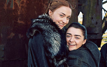 Arya Stark Sansa Stark screenshot