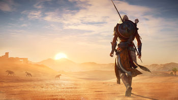 Assassins Creed Origins Hot Desert 4K screenshot