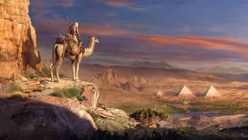 Assassins Creed Origins Pyramids 4K screenshot