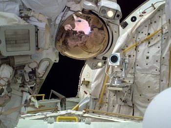 Astronaut Stephen K Robinson Floats In The Cargo Bay screenshot