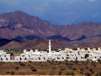 At The Foot Of The Mountains, Muscat, Oman screenshot