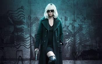 Atomic Blonde Charlize Theron 5K screenshot