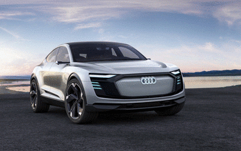 Audi e Tron Sportback Concept 4K screenshot