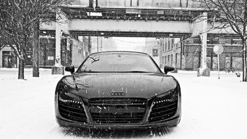 Audi R8 in Snow screenshot