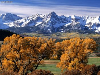 Autumn Colors, Sneffels Range, Colorado screenshot