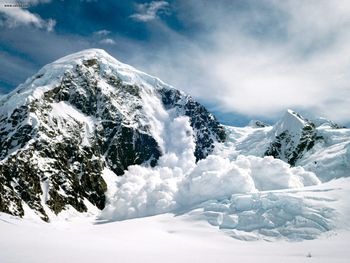 Avalanche Denali National Park Alaska screenshot