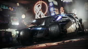 Batman Tumbler Batmobile 4K screenshot
