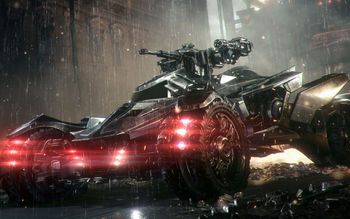 Batmobile in Arkham Knight screenshot