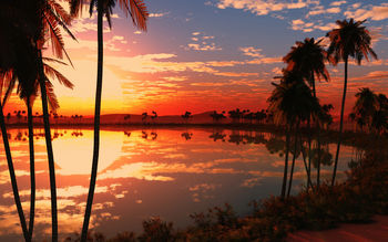 Beautiful Lake Sunset screenshot