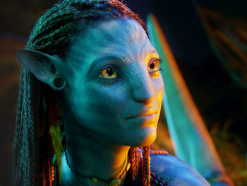 Beautiful Neytiri in Avatar screenshot