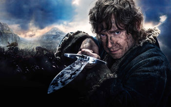Bilbo Baggins in Hobbit 3 screenshot