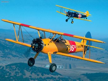 Biplanes In Flight screenshot