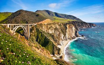 Bixby Bridge in Big Sur California screenshot