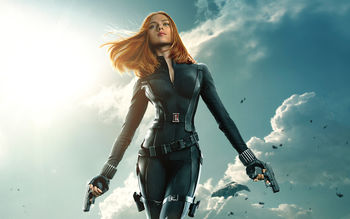Black Widow Captain America The Winter Soldier screenshot