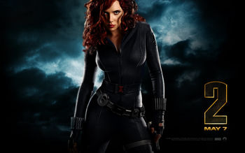 Black Widow Iron Man 2 screenshot