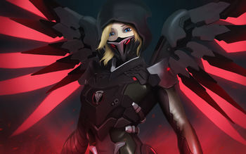 Blackwatch Mercy Overwatch 5K screenshot