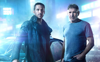 Blade Runner 2049 Ryan Gosling Harrison Ford screenshot