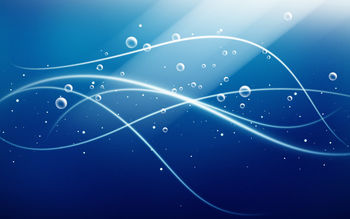 Blue Bubble Waves screenshot