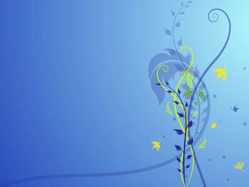 Blue Flower Abstract screenshot